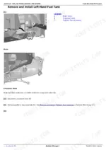 john-deere-8320rt-8345rt-8370rt-repair-manual-tm119319-fuel-air-intake-exhaust-and-cooling-102.webp John Deere 8320RT, 8345RT, 8370RT left-hand fuel tank removal and installation in the diesel fuel system group.