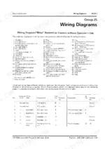 John Deere 840, 940, 1040, 1140 Bilux wiring diagram component list and cable identification table for tractors.