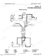 john-deere-90-skid-steer-loader-technical-manual-tm1205-wiring-113.webp John Deere 90 wiring diagram showing electrical system components including starter, battery, ignition switch, and gauges.