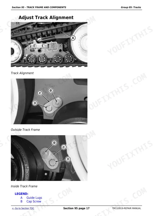 John Deere 9460RT, 9510RT, 9560RT Repair Manual — Calibration Procedures