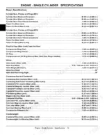 john-deere-d100-to-d170-tractor-technical-manual-tm113219-clearances-22.webp John Deere D100, D110, D120, D130, D140, D150, D160, D170 single cylinder engine repair specifications and wear limits table.