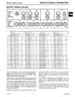 john-deere-fd440v-to-fd620d-liquid-cooled-engines-technical-manual-ctm39-torque-20.webp John Deere FD440V, FD501V, FD590V, FD620D metric torque values table for bolt property classes and sizes.