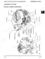 John Deere GT242, GT262, GT275 Kawasaki engine component location diagram showing external engine parts.