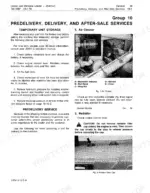 john-deere-jd401-c-loader-and-backhoe-loader-technical-manual-tm1092-procedures-15.webp John Deere JD401-C Loader and Backhoe Loader pre-delivery service procedures for air cleaner and radiator maintenance.