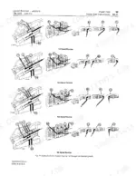john-deere-jd500-c-loader-backhoe-technical-manual-tm-1038-exploded-view-208.webp John Deere JD500-C power shift transmission hydraulic control system flow diagrams for 1st through 4th reverse speeds.