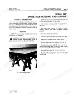 john-deere-jd862-technical-manual-tm1212-axles-and-suspension-systems-89.webp John Deere JD862 drive axle housing service page, with the machine blocked and securely supported for the job.