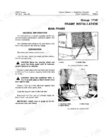 john-deere-jd862-technical-manual-tm1212-frame-chassis-or-supporting-structure-651.webp John Deere JD862 frame installation page, showing the scraper frame from two angles.