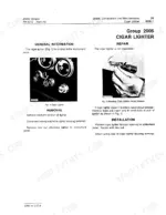 john-deere-jd862-technical-manual-tm1212-main-hydraulic-system-725.webp John Deere JD862 operator convenience group, showing the cigar lighter and its circuit.