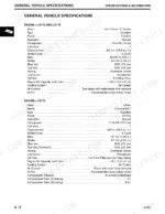 john-deere-lx172-to-lx188-lawn-tractors-technical-manual-tm1492-specs-10.webp John Deere LX172, LX173, LX176, LX178, LX186, LX188 engine specifications table for LX172, LX176, and LX173 models.