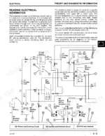 john-deere-stx30-stx38-stx46-lawn-tractors-technical-manual-tm1561-wiring-89.webp John Deere STX30, STX38, STX46 electrical schematic showing battery, ignition relay, start relay, and engine wiring harness.