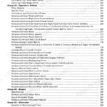 Contents page of the John Deere combine electrical section, listing cab and HID lighting procedures.