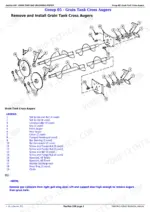 john-deere-w540-w660-t550-t670-c670-repair-manual-tm402619-grain-tank-and-unloading-system-1723.webp John Deere combine grain tank cross auger removal and installation.