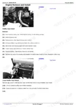 john-deere-x710-to-x739-tractors-technical-manual-tm142319-procedures-46.webp John Deere X710, X730, X734, X738, X739 engine muffler heat shield removal and installation procedure steps.