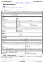 john-deere-x710-to-x739-tractors-technical-manual-tm142319-specs-37.webp John Deere X710, X730, X734, X738, X739 machine specifications table covering engine, fuel, electrical, and power train data.