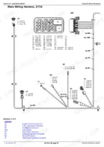 john-deere-x710-to-x739-tractors-technical-manual-tm142319-wiring-168.webp John Deere X710, X730, X734, X738, X739 main wiring harness diagram showing connectors X5, X90, M1, W1, Y1, X7, X3, and N1.