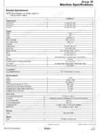 john-deere-xuv-to-s4-utility-vehicle-technical-manual-tm121519-specs-25.webp John Deere XUV Gator 825i S4 machine specifications table for engine, fuel, electrical, power train, steering, and brakes.