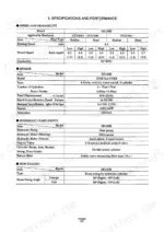 Kobelco SK15SR, SK20SR specifications table for speed, engine, hydraulic components, and side digging performance.