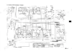 Kobelco SK30SR-2, SK35SR-2 hydraulic circuit diagram with relief valve pressure settings table.
