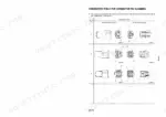 komatsu-pc75uu-2-crawler-excavator-shop-manual-sebm001302-pinouts-113.webp Komatsu PC75UU-2 connection table for X type connector pin numbers showing male and female housing diagrams for 2, 3, and 4 pins.