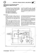landini-mistral-to-50-tractor-training-manual-3651914m3-hydraulic-289.webp Landini MISTRAL 40, 45, 50 hydraulic circuit diagram showing the rear power lift valve system in the neutral phase.