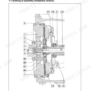 Landini Mythos 90/100/110 tractor service manual cover