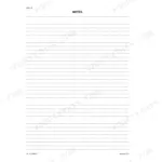 Link-Belt 330LX service manual page 1001-8 featuring a blank lined page for notes.