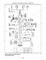 New Holland 3415 electrical system wiring schematic showing ignition, lights, starter, and fuse panel connections.
