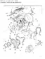 New Holland 4830, 5030 exploded view of engine cylinder block, head, and related parts with numbered components.