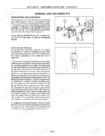 new-holland-565-to-580-square-balers-repair-manual-87012157-exploded-view-48.webp New Holland 565, 570, 575, 580 manual page showing universal joint and power pivot driveline assembly diagrams.