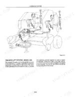 new-holland-634-to-664-round-baler-repair-manual-40063440-procedures-24.webp New Holland 634, 644, 654, 664 hydraulic system diagram showing tailgate lift cylinders, hoses, and orifice components.