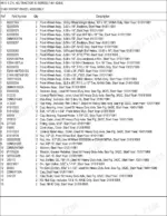 new-holland-6610-ag-tractor-parts-catalog-parts-list-11.webp Ford 6610 parts list for 01A01 front wheel assembly, including wheel, hub, bearing, and hardware part numbers.