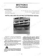 new-holland-790-harvester-service-manual-40079011-specs-41.webp Ford New Holland 790 cutterhead torque specs and knife installation adjustment procedures.