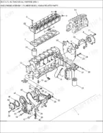 new-holland-8670-6-cylinder-ag-tractor-parts-catalog-engine-parts-193.webp New Holland 8670 exploded view of engine cylinder block, head, and related assembly components.