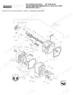 new-holland-8670a-6-cyl-ag-tractor-parts-catalog-drivetrain-parts-62.webp New Holland 8670A, 8770A, 8870A, 8970A exploded view diagram of the tractor transmission housing and internal components.