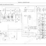 New Holland B90B to B115B loader backhoe hydraulic diagram for 2WS center pivot pilot models.