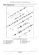 new-holland-boomer-to-35-compact-tractor-service-manual-84373326-exploded-view-286.webp New Holland Boomer 30, Boomer 35 12x12 transmission shafts exploded view diagram showing drive and PTO shaft components.