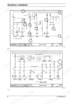 New Holland LW 80 wiring diagram showing power supply, starter motor, central electronic unit, and sensors.
