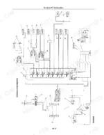 new-holland-construction-rg80-rg100-road-graders-service-manual-75131050-hydraulic-446.webp New Holland Construction RG80, RG100 hydraulic schematic diagram showing valve spools, brake circuits, and pump flow.