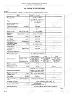 New Holland E130 engine specifications table for Isuzu A-4BG1T, including valve clearance, torque, and displacement.