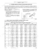 New Holland E130 torque specifications table for metric coarse thread capscrews and nuts with bolt classification diagram.