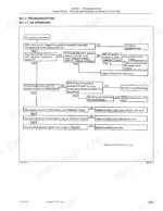 New Holland E130 hydraulic system troubleshooting flowchart for no operation conditions including relief valve pressure.