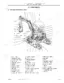 New Holland E15 excavator machine component names diagram with numbered parts list for engine, boom, and hydraulic systems.