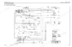 new-holland-e15-hydraulic-excavator-shop-manual-87360157-na-wiring-221.webp New Holland E15 electrical circuit diagram showing battery, starter motor, fuse box, and terminal connection list.