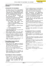 new-holland-e215b-e245b-excavator-workshop-manual-87677762a-procedures-512.webp New Holland E215B, E245B service manual page detailing precautions for disassembly and assembly of hydraulic equipment.