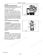 New Holland L175, C175, L175 SKID STEER, C175 TRACK LOADER engine N844LT general info, cylinder block, and crankshaft diagrams.