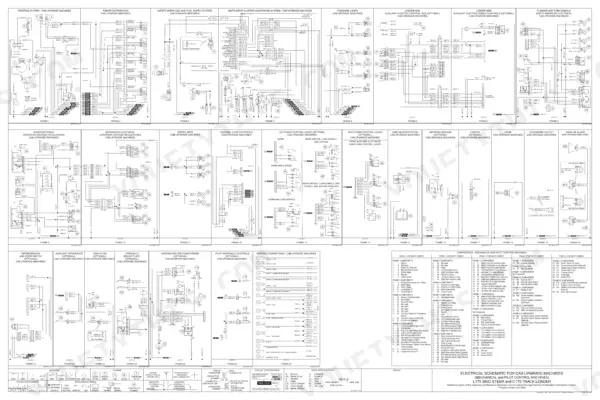 New Holland L175, C175, L175 SKID STEER, C175 TRACK LOADER electrical schematic wiring diagram for cab upgrade machines