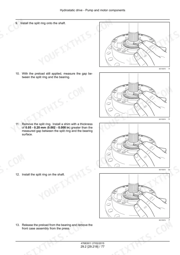New Holland L221 service manual