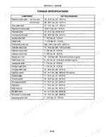 new-holland-l465-lx465-lx485-skid-steer-loader-repair-manual-86587274-torque-60.webp New Holland L465, Lx465, Lx485 engine torque specifications table listing bolts, nuts, and component settings.