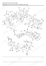 new-holland-l565-skid-steer-loader-parts-catalog-hydraulic-parts-56.webp New Holland L565, L565 SKID STEER LOADER, LX565, SL45B, LX665, SL55B exploded view of boom and bucket hydraulic lines.