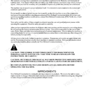New Holland LB75.B, LB90, LB110, LB115.B Repair Manual - Page 1